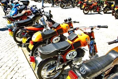Motorradtreffen in Pinhão
