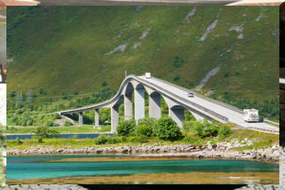 Typische Brücke