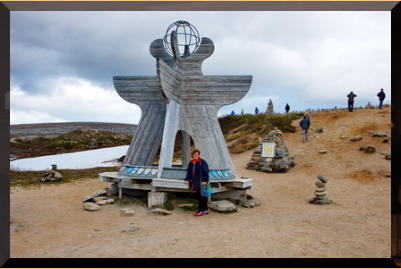 Polarkreis Monument