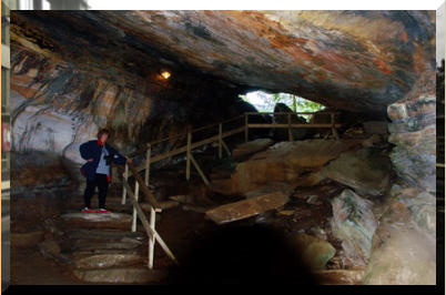 Eingang der Grotte